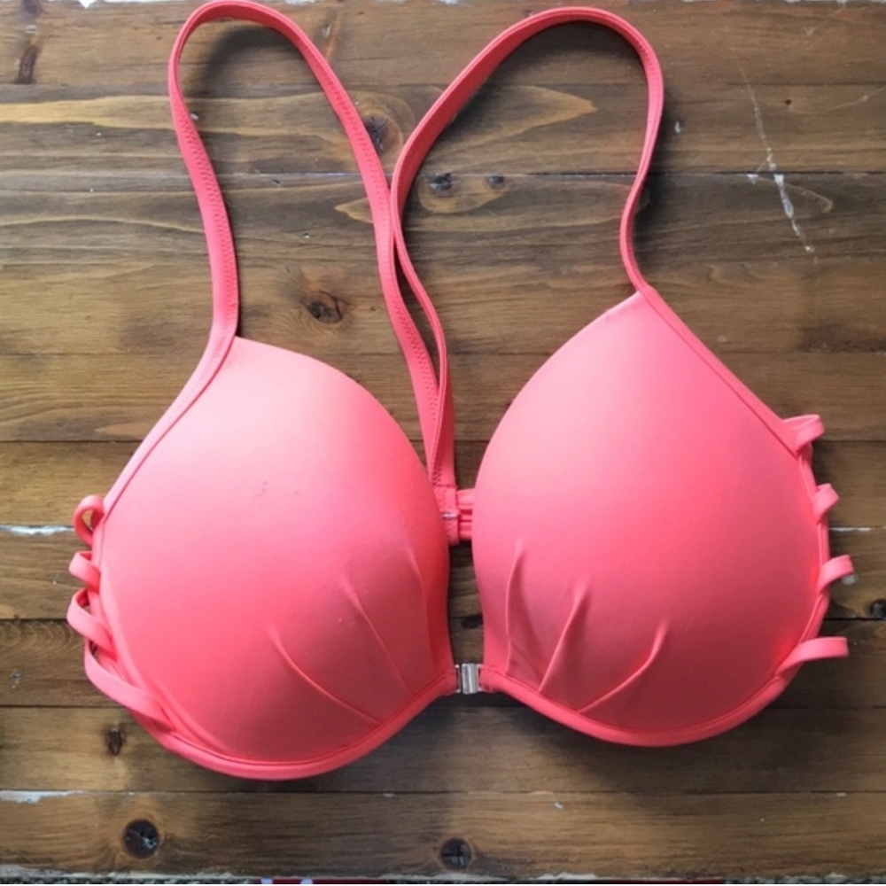 Victoria Secret Salmon/Coral/Pink Bikini Top